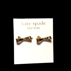 14k Gold Filled Classic Kate Spade Bow Earrings.